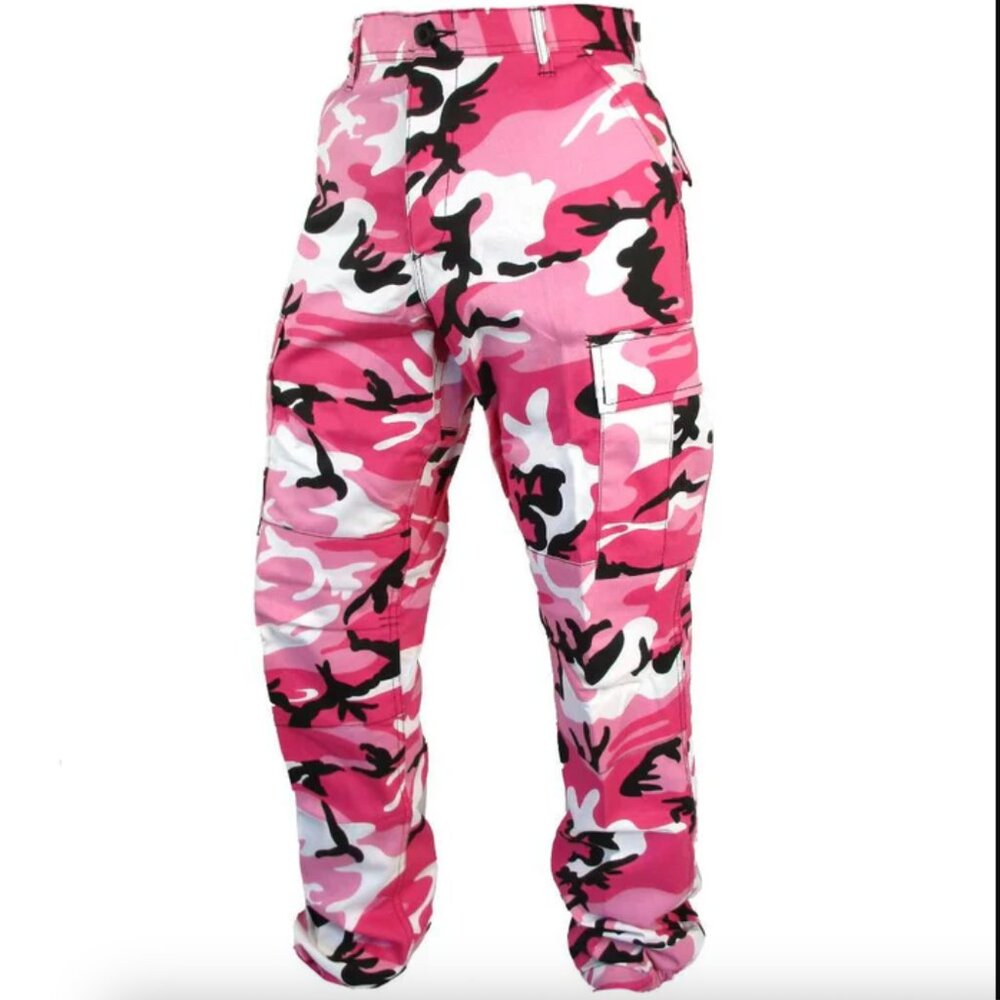 Pink Camo Cargo Pants